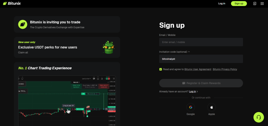 Bitunix – Crypto Exchange With Welcome Rewards (available in US)